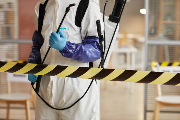 Professional Biohazard Cleanup technician working in Renner, SD